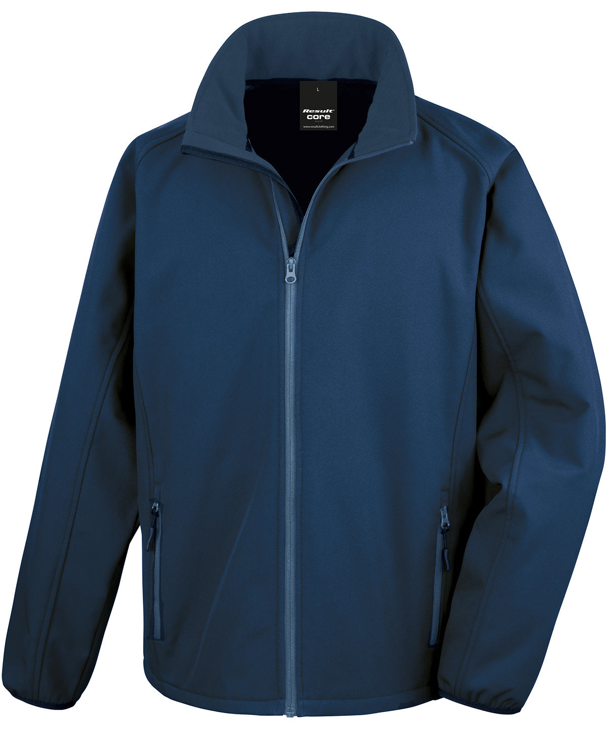 Printable softshell with recycled fleece inner