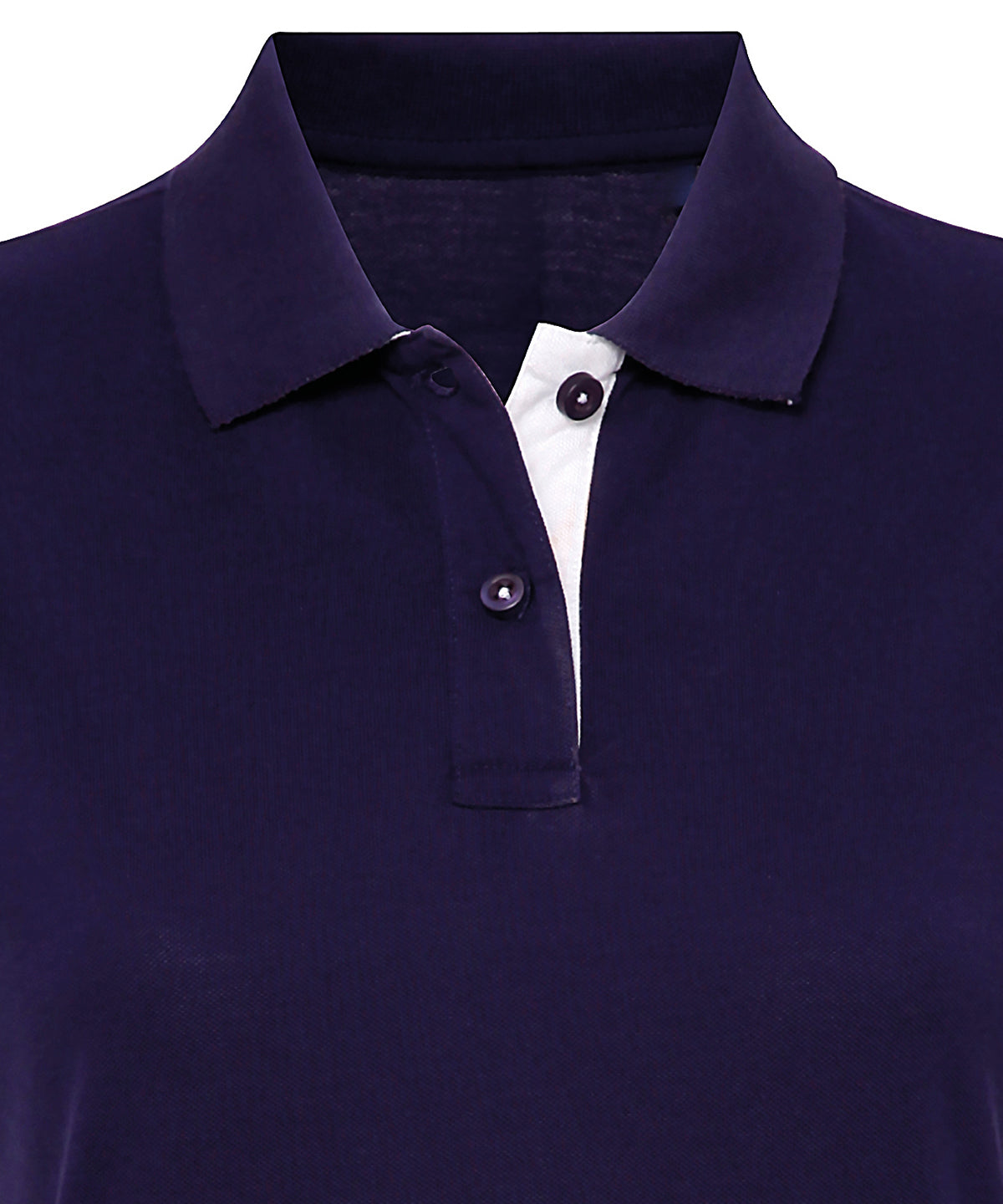Women's contrast polo