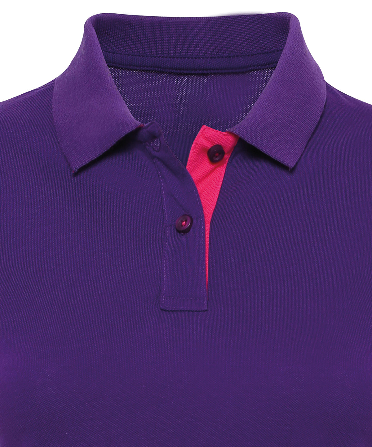Women's contrast polo