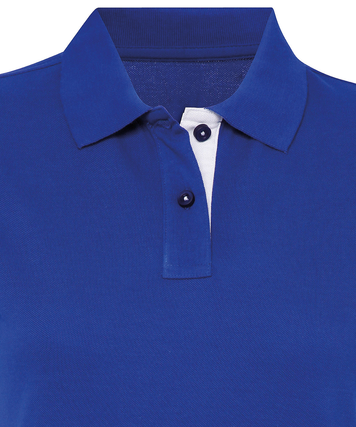Women's contrast polo