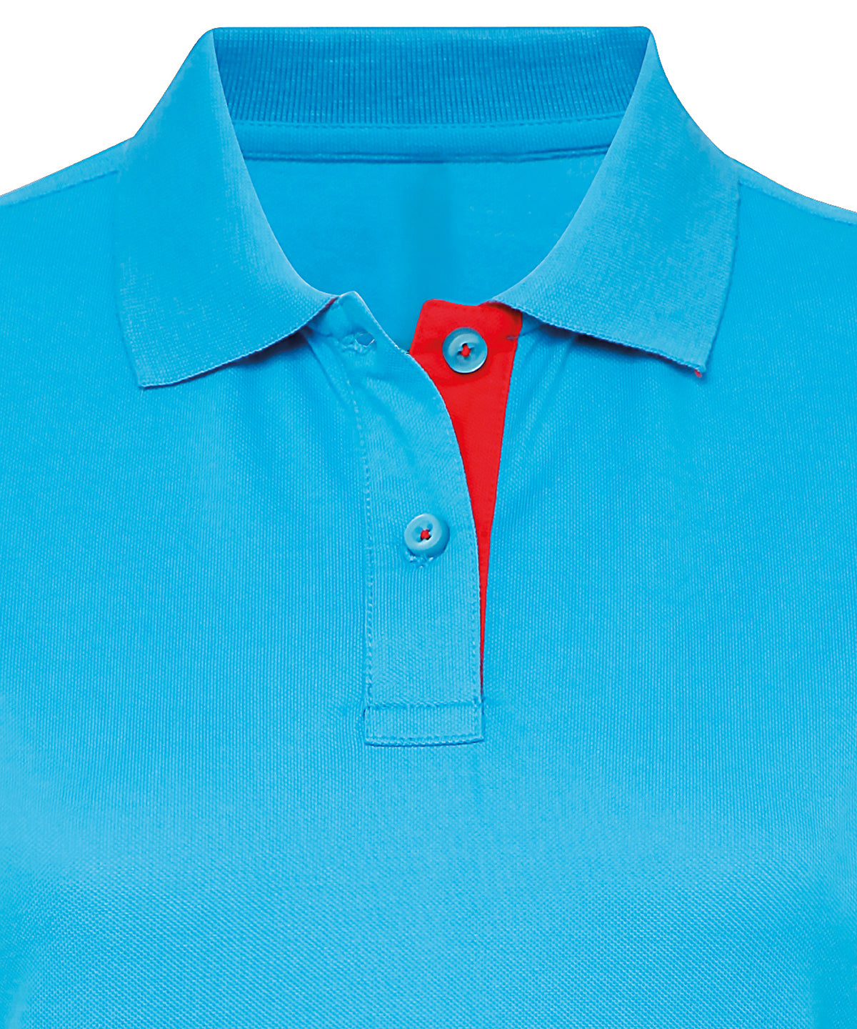 Women's contrast polo