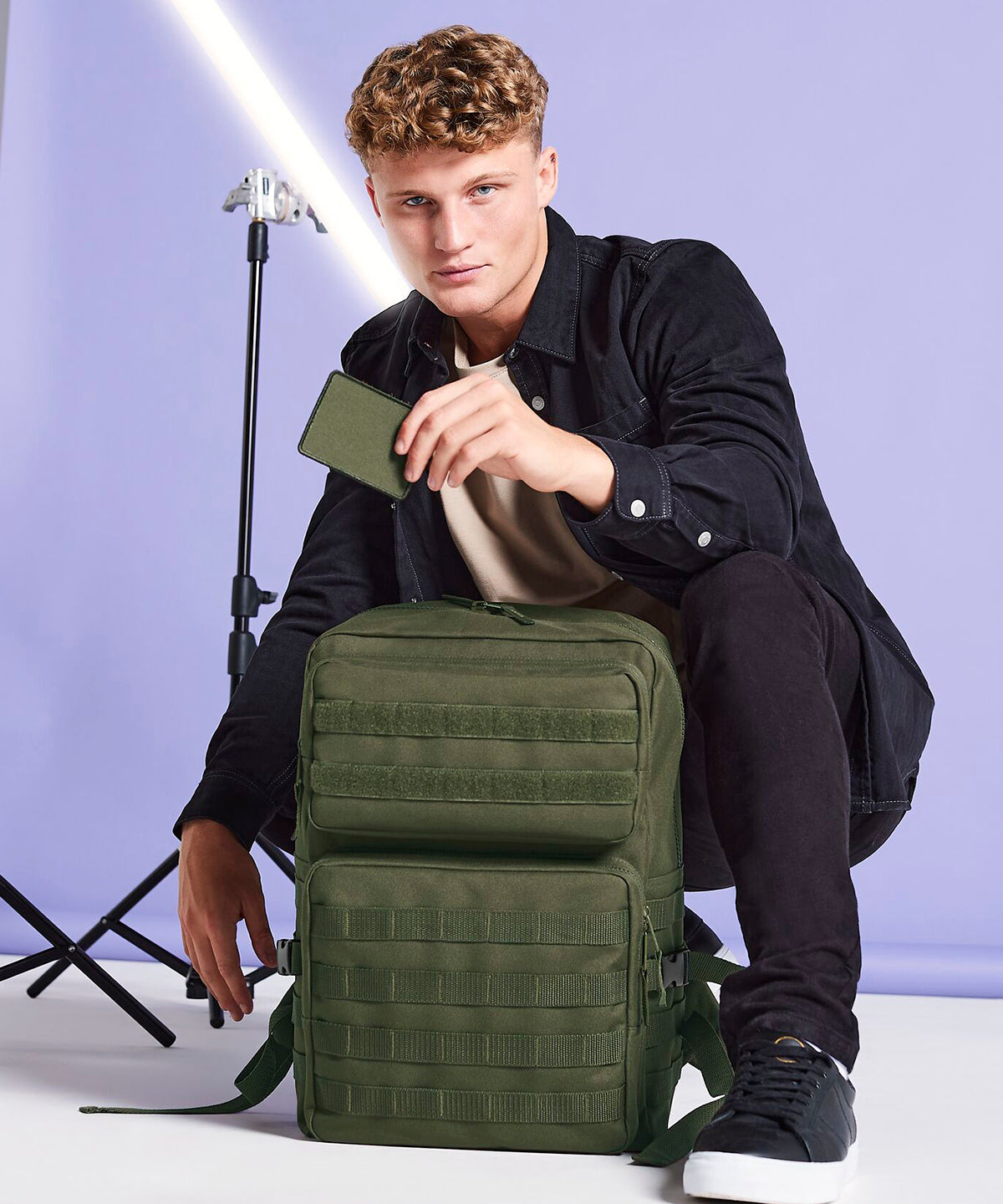MOLLE hook and loop patch