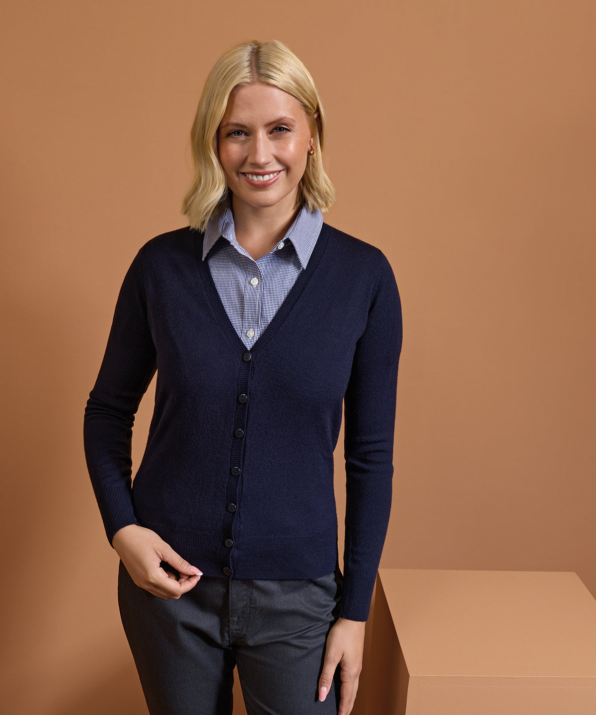 Women's 'essential' acrylic cardigan