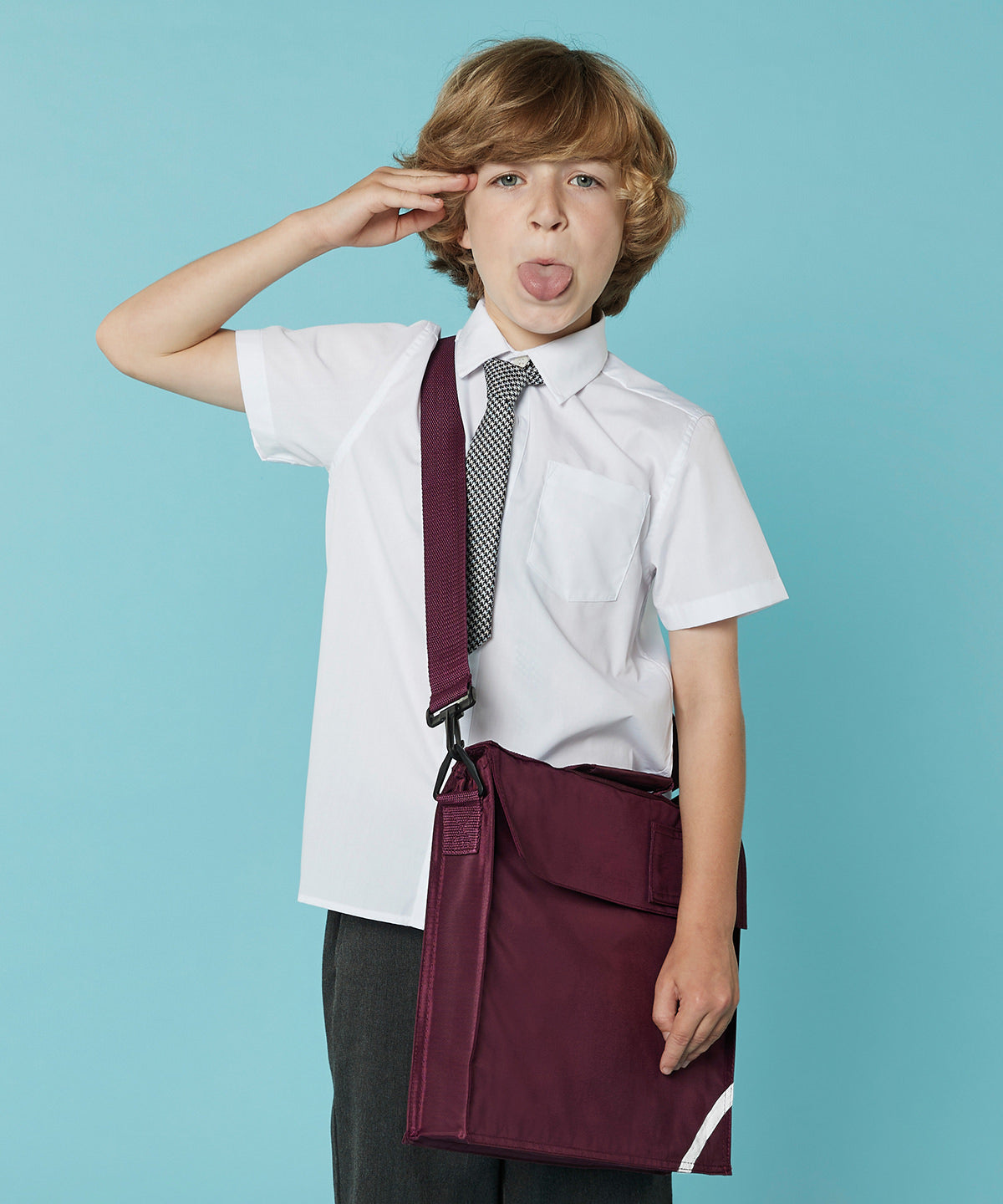 Junior book bag with strap